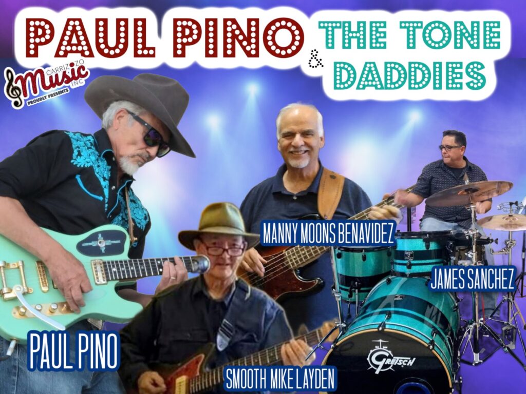 Paul Pino and the Tone Daddies live at the Lobo Theater Albuquerque May 22 2026 poster