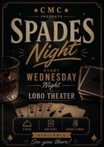 Spades Night at The Card Room in The Lobo Sports Vault (July 1)