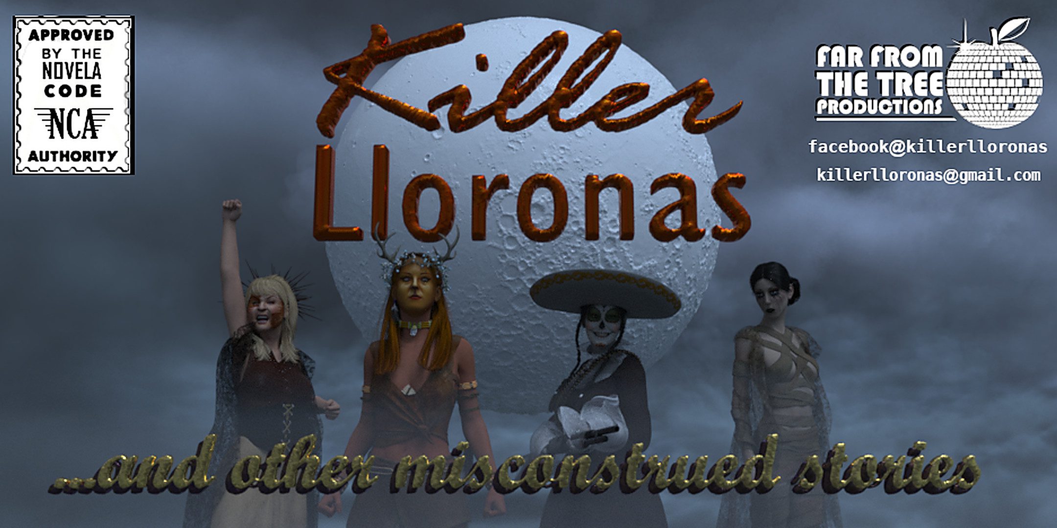 Killer Lloronas and Other Misconstrued Stories banner, Far From the Tree Productions at the Historic Lobo Theater Albuquerque, September 2026